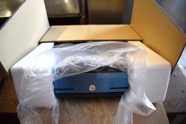 BRAND NEW IN BOX! Metal Cash Drawer. 16x16.5x4