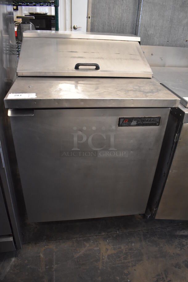 True TSSU-27-8 Stainless Steel Commercial Sandwich Salad Prep Table Bain Marie Mega Top. 115 Volts, 1 Phase. 27.5x30x44. Tested and Powers On But Does Not Get Cold - Image 2 of 7