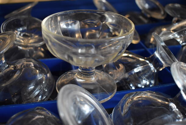 ALL ONE MONEY! Lot of Various Items Under Tabletop Including Baskets, Glasses and Poly Bin - Image 8 of 12