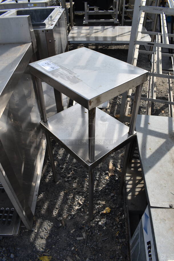 Stainless Steel Table and Undershelf - Image 3 of 3