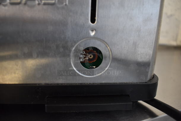 AvaToast MDT4 Stainless Steel Countertop 4 Slot Medium Duty Pop Up Toaster. 120 Volts, 1 Phase.  - Image 6 of 7