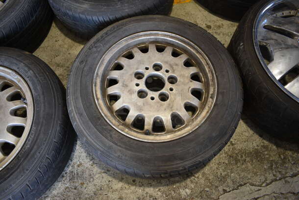 4 Tires on Rims Including Sumitomo HTR A/S P01 205/60R15 91H. 24x9x24. 4 Times Your Bid! - Image 7 of 12