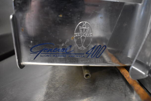 General 400 Metal Countertop Manual Meat Slicer.  - Image 4 of 4