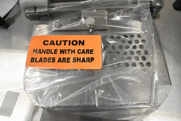 BRAND NEW SCRATCH AND DENT! Edlund 350 Electric Fruit and Vegetable Slicer. 115 Volts, 1 Phase.  - Image 6 of 10