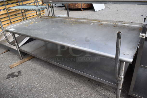 Stainless Steel Commercial Equipment Stand w/ Metal Under Shelf. - Image 3 of 3