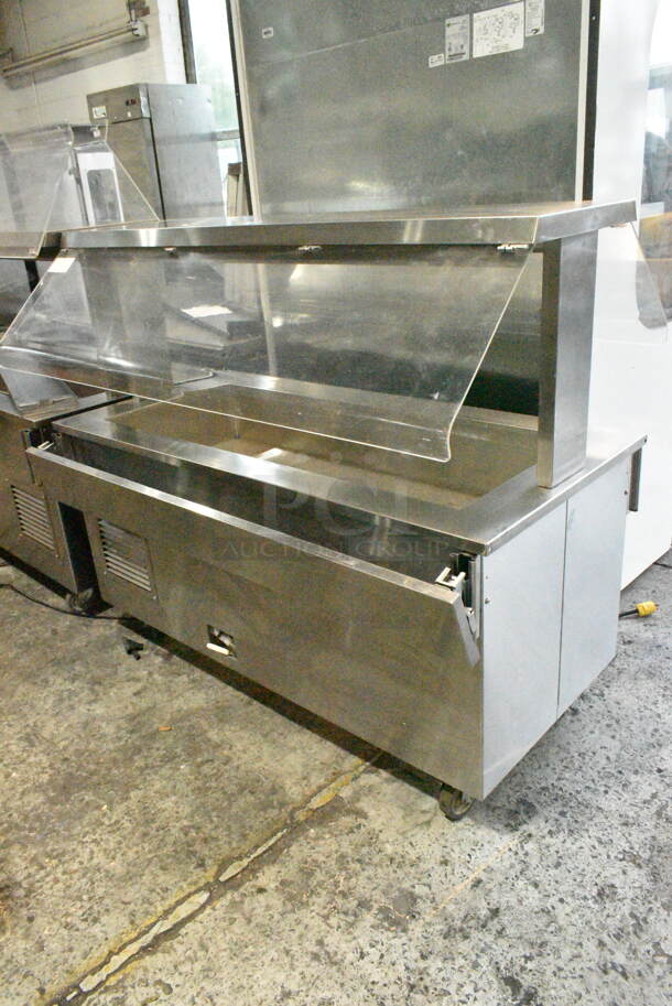 Vollrath 36165-00001-EFA Stainless Steel Refrigerated Buffet Station on Commercial Casters. 120 Volts, 1 Phase. Tested and Working! - Image 2 of 9