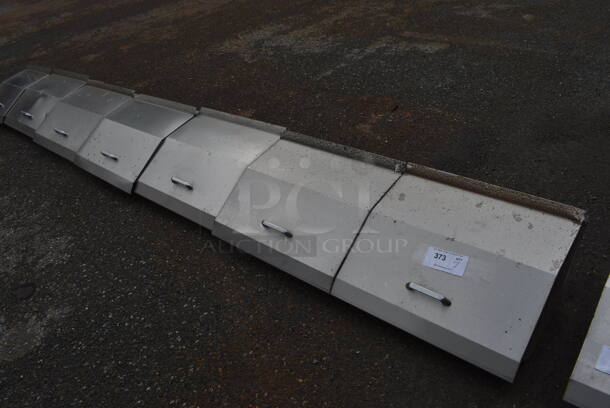 7 Stainless Steel Grease Hood Filters. 19.5x18x10, 15.5x18x10. 7 Times Your Bid!