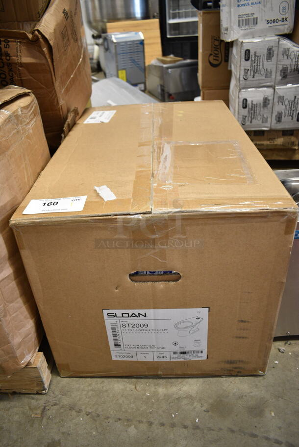 IN ORIGINAL BOX! Sloan 2102009 Standard Elongated Floor-Mounted Toilet - 1.1 to 1.6 GPF.  - Image 2 of 4