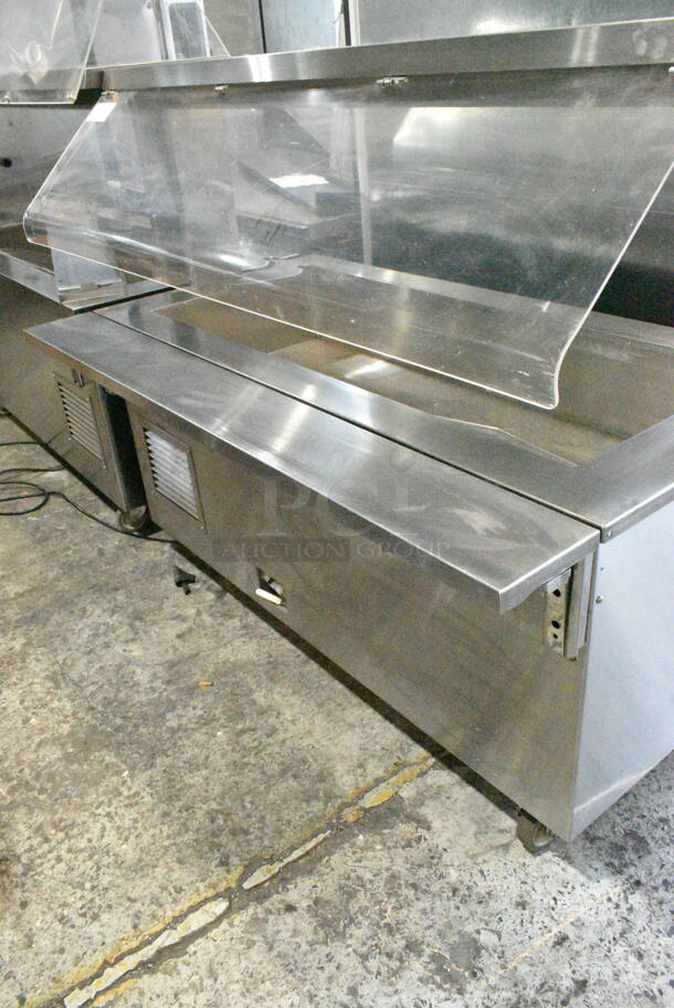 Vollrath 36165-00001-EFA Stainless Steel Refrigerated Buffet Station on Commercial Casters. 120 Volts, 1 Phase. Tested and Working! - Image 4 of 9