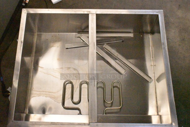 BRAND NEW SCRATCH AND DENT! Vevor DTC6C Stainless Steel Commercial Countertop Steam Table. 110 Volts, 1 Phase. Tested and Working!
 - Image 5 of 6