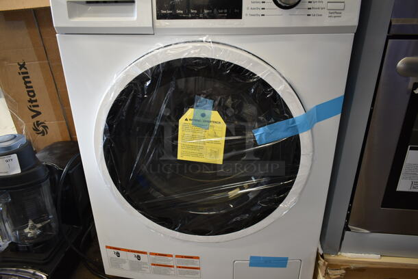 BRAND NEW SCRATCH AND DENT! 2022 KoolMore FLC-3CWH Metal Front Load Washer Dryer Combo. 120 Volts, 1 Phase.  - Image 4 of 7