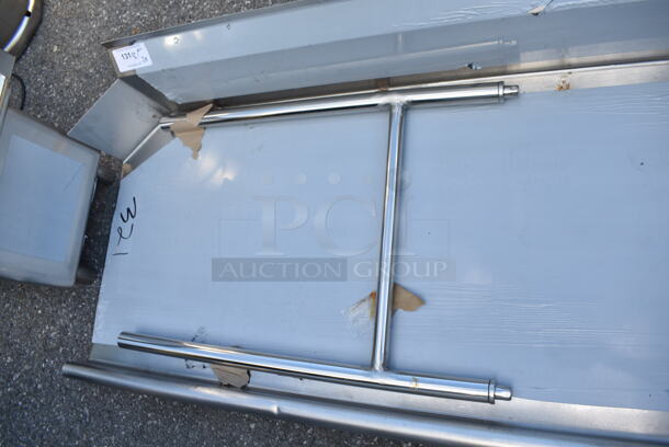 BRAND NEW SCRATCH AND DENT! Advance Tabco DTC-S70-72R-X Standard 6' Stainless Steel Clean Straight Dishtable - Image 3 of 4