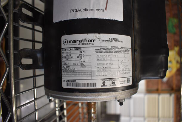 Marathon AC Motor. 208-230 Volts, 1 Phase. 11x7x9 - Image 3 of 3