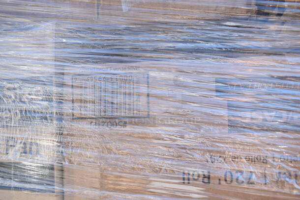 PALLET LOT of 38 BRAND NEW Boxes Including 129MCS28B Choice 28 oz. Black Rectangular Microwavable Heavy Weight Container with Lid 8 3/4" x 6 1/4" x 1 3/4" - 150/Case, 612613245 Choice Half Size Foil Steam Table Pan Deep 2 9/16" Depth - 100/Case, 5002TPJ Lavex Select Compact Jumbo Jr. 550' 2-Ply Toilet Paper Roll with 7" Diameter - 12/Case, 129MCS28B Choice 28 oz. Black Rectangular Microwavable Heavy Weight Container with Lid 8 3/4" x 6 1/4" x 1 3/4" - 150/Case, 795NRKFT3 New Roots Kraft PLA-Lined Compostable #3 Take-Out Container 7 3/4" x 5 1/2" x 2 1/2" - 200/Case, 127CH16F Choice 16 oz. Clear RPET Tall Hinged Deli Container - 200/Case, 500MF963BIC Choice Compartment Microwaveable Take-Out Container, 129MCS28B Choice 28 oz. Black Rectangular Microwavable Heavy Weight Container with Lid 8 3/4" x 6 1/4" x 1 3/4" - 150/Case, 50012C Choice 12 oz. Coffee Print Poly Paper Hot Cup - 1000/Case, Dart 12J12 12 oz. White Customizable Foam Cup - 1000/Case, 2 Box 795PTOWHT2 ChoiceWhite Microwavable Folded Paper #2 Take-Out Container 7 3/4" x 5 1/2" x 1 7/8" - 200/Case, 500MFT Lavex White M-Fold (Multifold) Towel - 4000/Case, 612P558 Choice 8" Clear Round Plastic Dome Lid - 500/Case, 127RDTFLBULK Choice Microwavable Translucent Customizable Recessed Fit Deli Lid - 500/Case. 38 Times Your Bid!  - Image 5 of 12