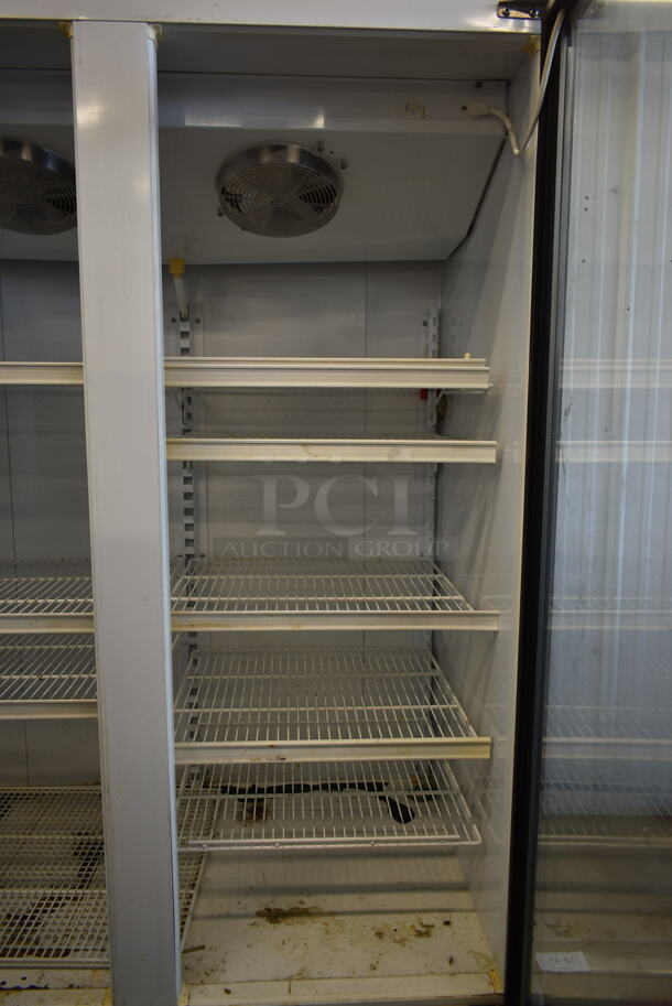 Master-Bilt BLG-48HD Stainless Steel Commercial 2 Door Reach In Freezer Merchandiser. 208-230 Volts, 1 Phase.  - Image 6 of 9