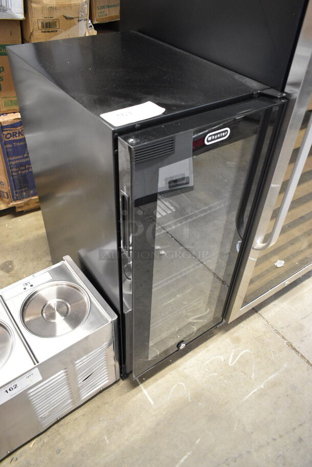 BRAND NEW SCRATCH AND DENT! Whynter BBR-801BG Metal 80 Can Built In Black Glass Beverage Cooler Merchandiser. 115 Volts, 1 Phase. Tested and Working! - Image 3 of 5