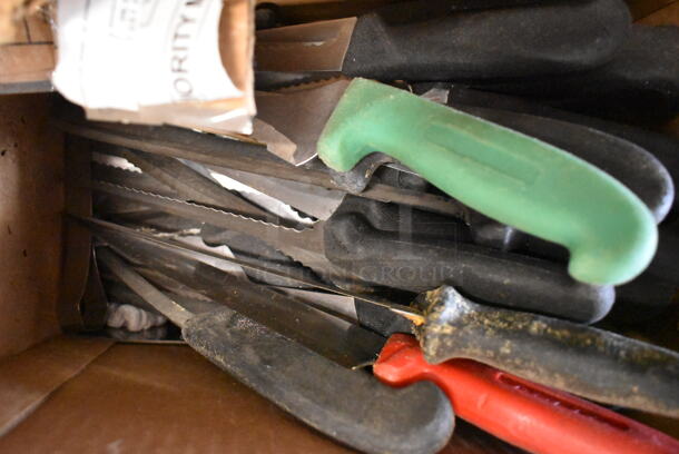 167 SHARPENED Stainless Steel Knives Including Chef and Bread. 167 Times Your Bid! - Image 4 of 7