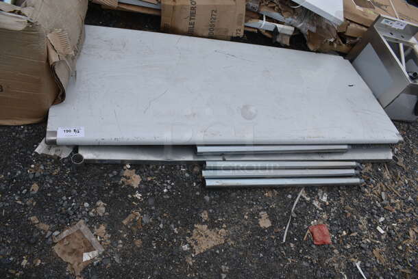 BRAND NEW SCRATCH AND DENT! Steelton 522ETSG3072 30" x 72" 18 Gauge 430 Stainless Steel Work Table with Undershelf - Image 2 of 5
