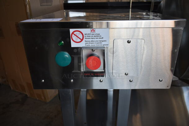 BRAND NEW SCRATCH AND DENT! Ayr King M101-120 Stainless Steel Commercial Meat Tumble Marinator. 100-120 Volts, 1 Phase. Tested and Working! - Image 3 of 5