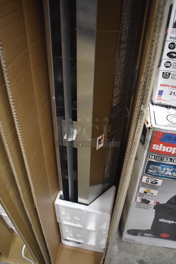 BRAND NEW SCRATCH AND DENT! Curtron AP-2-60-1-SS Air Pro Air Curtain Insect Door. 120 Volts, 1 Phase. 60x12x10. Tested and Working! - Image 6 of 6