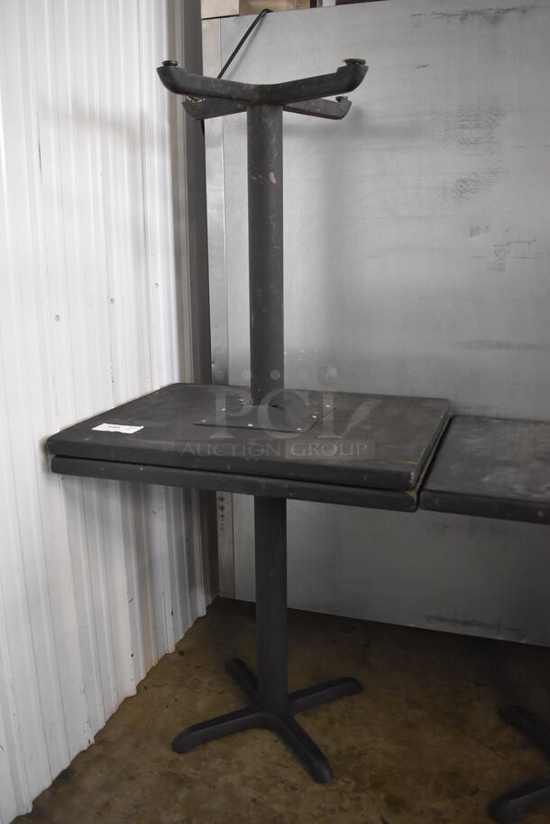 2 Black Wooden Dining Tables. 30x24x30. 2 Times Your Bid! - Image 4 of 5