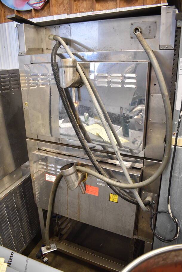 Wiesheu Stainless Steel Commercial Double Deck Convection Oven on Pan Rack w/ Commercial Casters. 208-240 Volts, 3 Phase. - Image 7 of 9