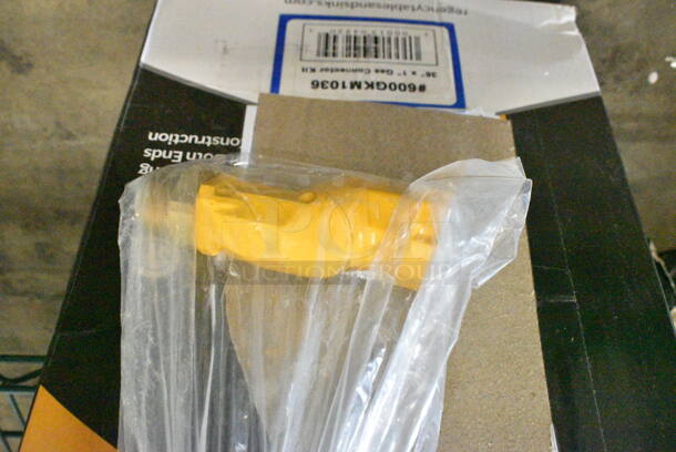BRAND NEW SCRATCH AND DENT! Regency 600GKM1036 36" Mobile Gas Connector Hose Kit with 2 Elbows, Full Port Valve, Restraining Device, and Quick Disconnect - 1" - Image 3 of 4