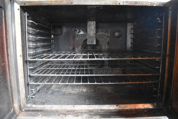 Vulcan and Blodgett Commercial Stainless Steel Natural Gas Powered Convection Ovens With Stainless Steel Shelves on Commercial Casters. 115V Controls 2 Times Your Bid! - Image 5 of 6