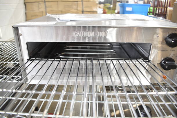 2024 Crosson FPO-13 Stainless Steel Commercial Countertop Electric Powered Pizza Oven. 120 Volts, 1 Phase. Tested and Working! - Image 5 of 6