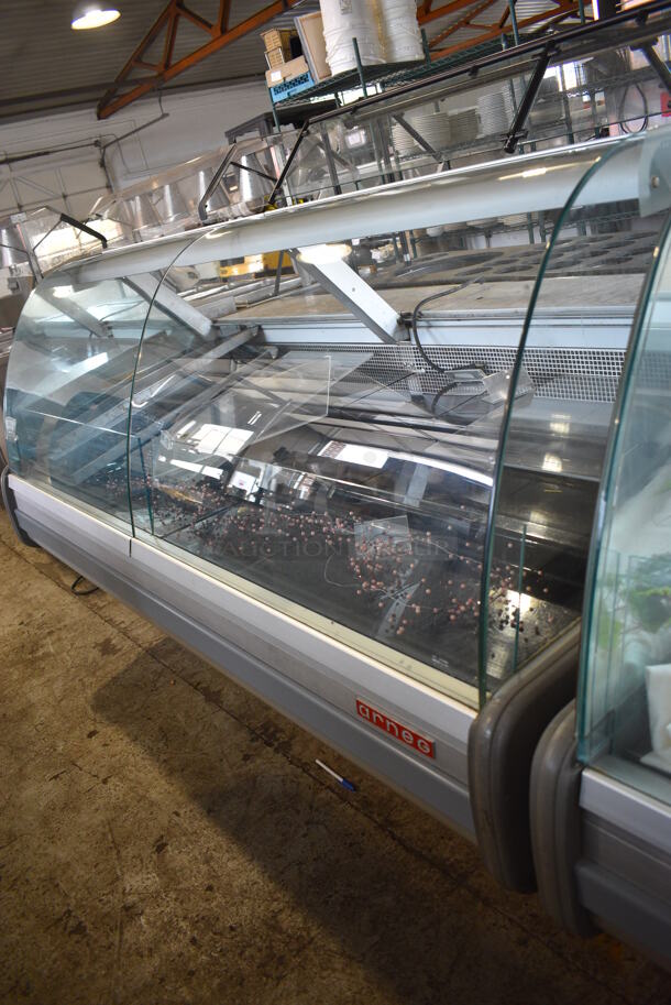Arneg Metal Commercial Floor Style Deli Display Case Merchandiser. 115 Volts, 1 Phase. 78x45.5x47., Tested and Powers On But Temps at 50 Degrees - Image 2 of 6