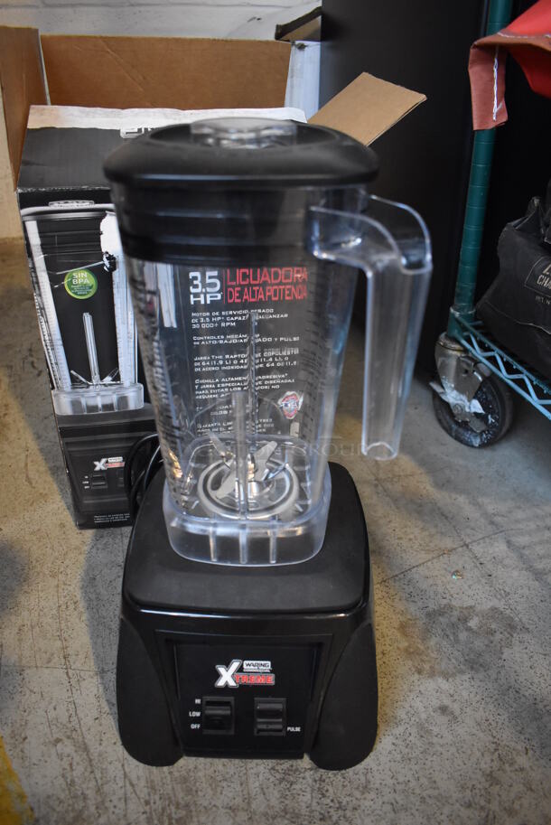BRAND NEW IN BOX! Waring MX1000XT41 Metal Commercial Countertop Blender Base w/ Pitcher. 120 Volts, 1 Phase. 10x10x20. Tested and Working!