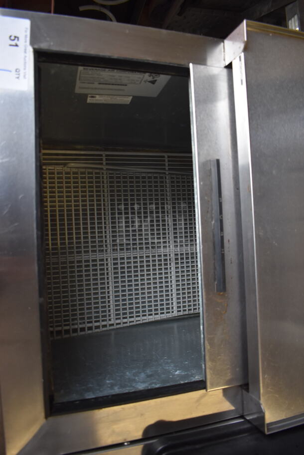 Beverage Air GF24L-B Stainless Steel Commercial Bottled Back Bar Cooler. 115 Volts, 1 Phase. 24x26.5x33.5. Tested and Powers On But Temps at 50 Degrees - Image 3 of 5