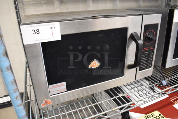 2010 Panasonic NE-1024F Stainless Steel Commercial Countertop Microwave Oven. 120 Volts, 1 Phase. 20x15x12 - Image 6 of 6