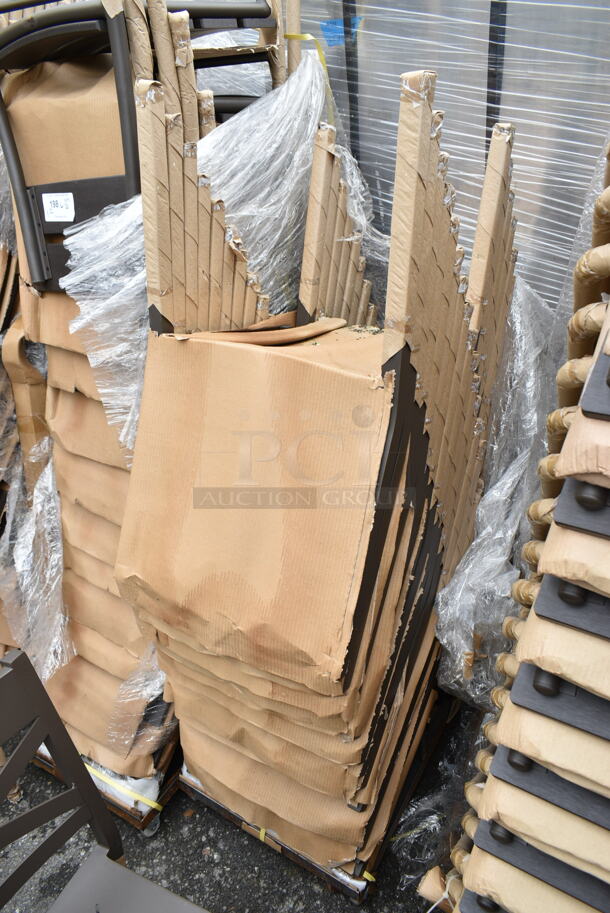 19 BRAND NEW! BFM Seating PH802CBZ Brown Fresco Outdoor Chair. 19 Times Your Bid! - Image 4 of 5