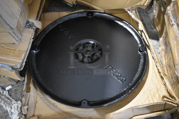 BRAND NEW Lancaster Table & Seating 164TB22ROUND 22" Round Cast Iron Table Base. - Image 5 of 6