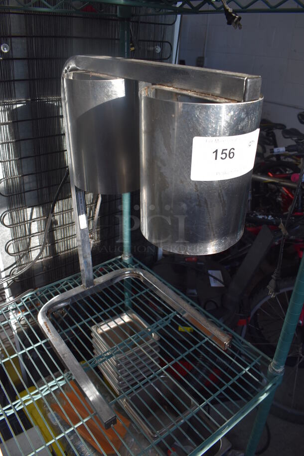 American Permanent Ware DW-1A Metal Commercial Countertop 2 Head Warming Lamp. 120 Volts, 1 Phase. 14x21x24 - Image 1 of 4