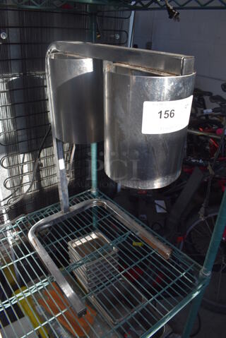 American Permanent Ware DW-1A Metal Commercial Countertop 2 Head Warming Lamp. 120 Volts, 1 Phase. 14x21x24