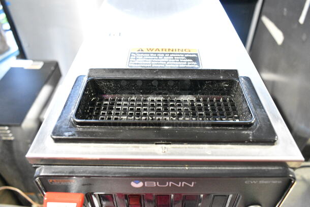 2023 Bunn CWTF15-APS Stainless Steel Commercial Countertop Coffee Machine w/ Hot Water Dispenser and Metal Brew Basket. 120 Volts, 1 Phase.  - Image 6 of 7
