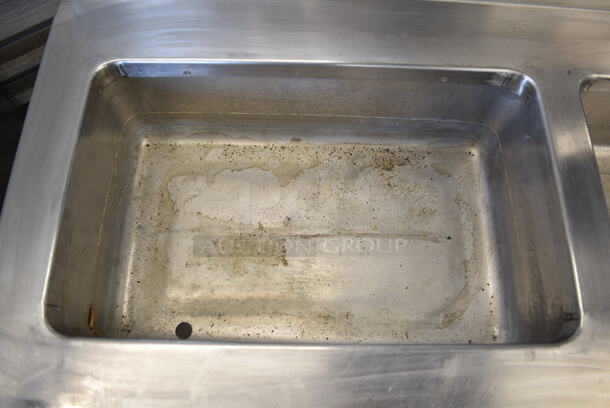 Stainless Steel Commercial 2 Well Steam Table w/ Under Shelf. Cannot Test Due To Plug Style - Image 4 of 6