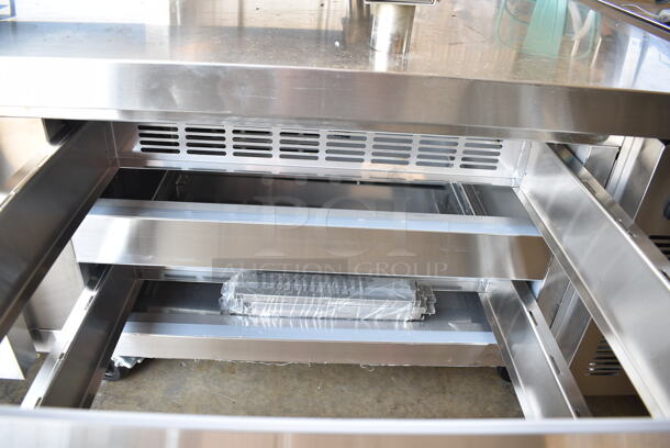 BRAND NEW SCRATCH AND DENT! 2023 Avantco 178CBE72HC Stainless Steel Commercial 4 Drawer Chef Base on Commercial Casters. 115 Volts, 1 Phase. Tested and Working! - Image 5 of 9