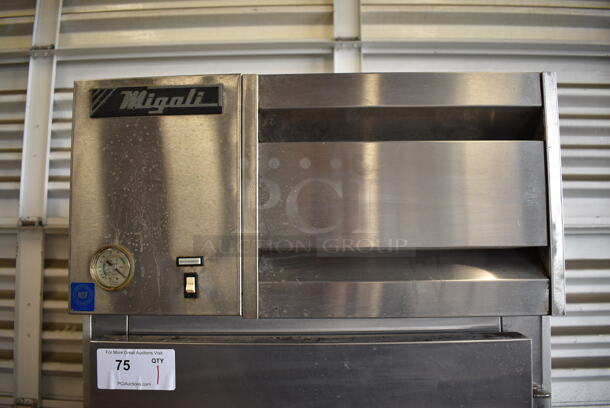 Migali Model R-24-ST Stainless Steel Commercial Single Door Reach In Cooler. 115 Volts, 1 Phase. 25x33x79. Tested and Powers On But Does Not Get Cold. - Image 4 of 6