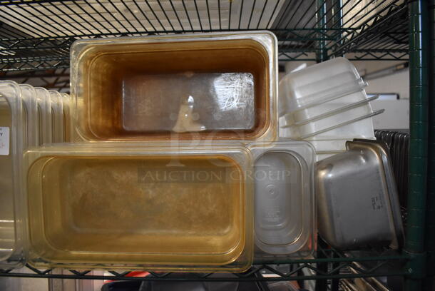 ALL ONE MONEY! 2 Tier Lots of Various Items Including Poly Bins, Poly Drop In Bins and Straining Inserts - Image 2 of 5