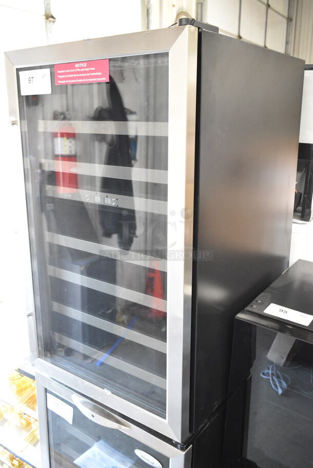 BRAND NEW SCRATCH AND DENT! Danby DWC114BLSDD 38 Bottle Dual Zone Freestanding Wine Cooler Merchandiser. 115 Volts, 1 Phase. Tested and Working! - Image 3 of 6