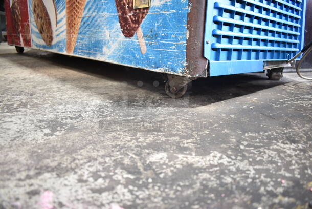 AHT RIO S 175 Metal Commercial Freezer Merchandiser on Commercial Casters. 115 Volts, 1 Phase. Tested and Powers On But Does Not Get Cold - Image 2 of 5