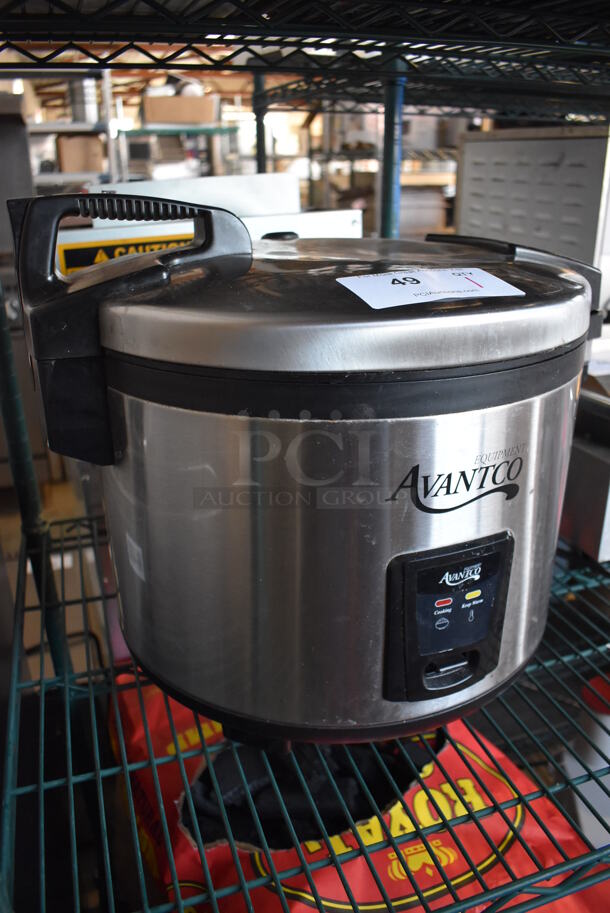 Avantco Stainless Steel Commercial Countertop Rice Cooker. 19x16x16. Tested and Powers On - Image 3 of 6