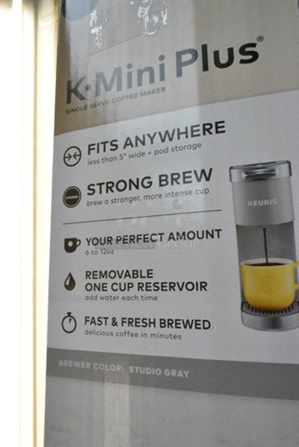 8 IN ORIGINAL BOX! Keurig K Mini Plus Single Cup Coffee Machine; Various Color. 8 Times Your Bid!  - Image 10 of 10