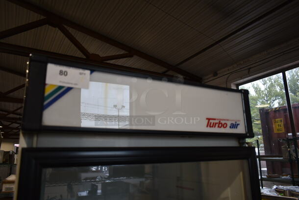 Turbo Air TGM-22R Metal Commercial Single Door Reach In Cooler Merchandiser w/ Poly Coated Racks. 115 Volts, 1 Phase. Tested and Working! - Image 2 of 7