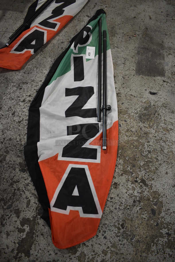 Pizza Flag. 74x15 - Image 1 of 3