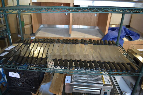 25 BRAND NEW! Stainless Steel Chef Knives. 14.5". 25 Times Your Bid! - Image 2 of 3
