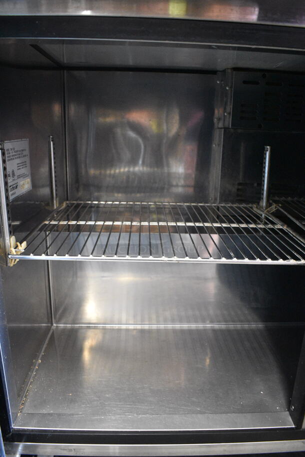 Turbo Air TWR-72SD Stainless Steel Commercial 3 Door Undercounter Cooler on Commercial Casters. 115 Volts, 1 Phase. Tested and Powers On But Does Not Get Cold - Image 6 of 7